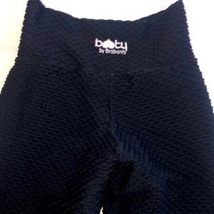 Booty by Brabants Black Croc Full Length Leggings